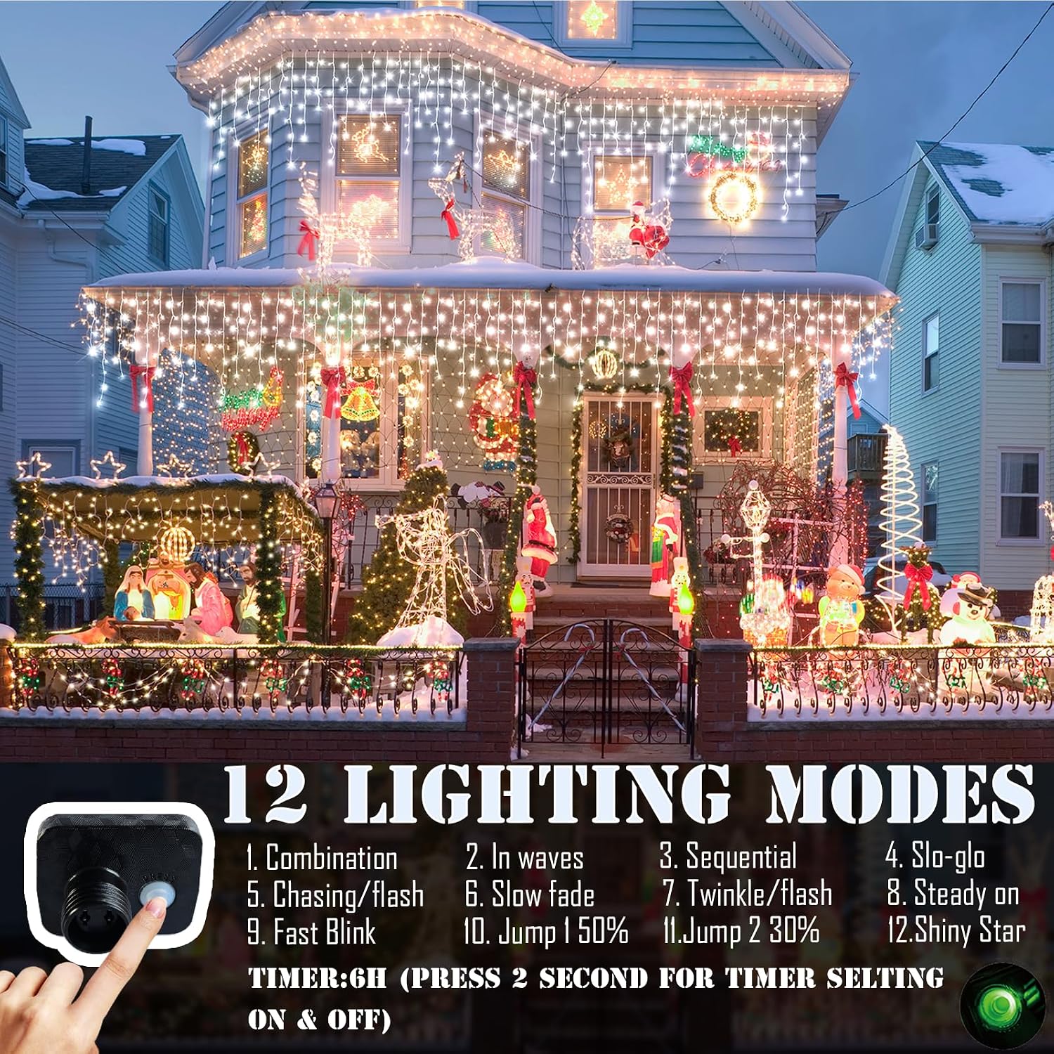 Уличные рождественские гирлянд – обзор и цена Outdoor Lighting Waterproof