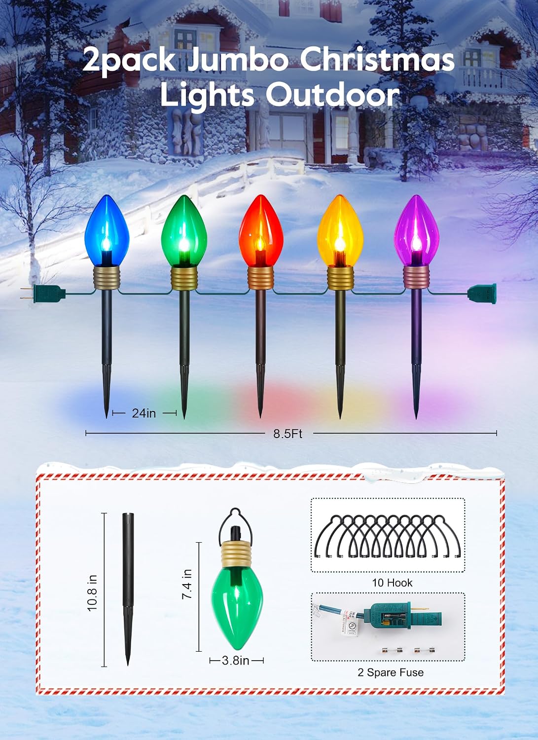 Наружные рождественские гирлян – обзор и цена Outdoor Lighting Pathway
