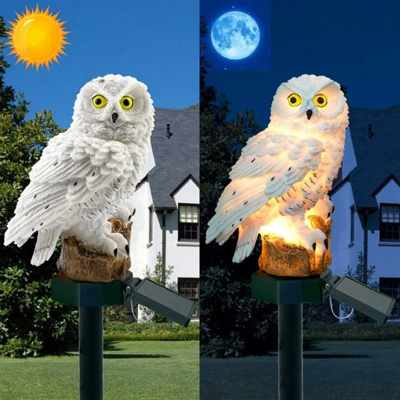Солнечная статуэтка совы с LED – обзор и цена Outdoor Lighting Ip65